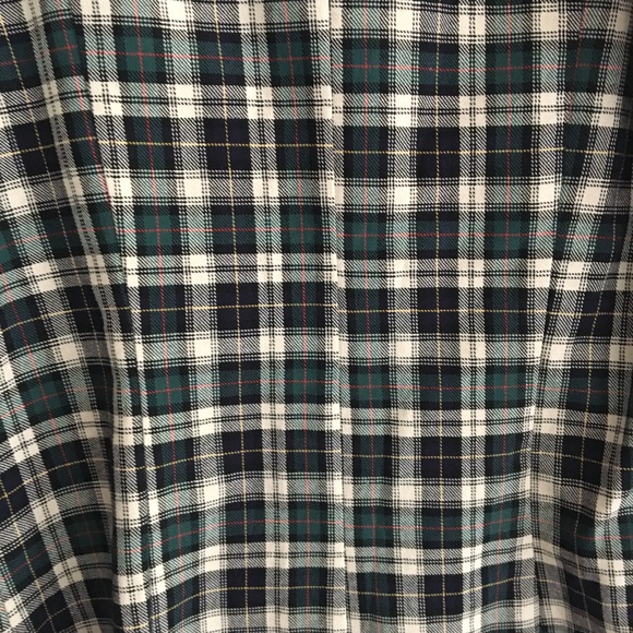 Alicia Bell green plaid button down SIZE 10 - Picture 5 of 8